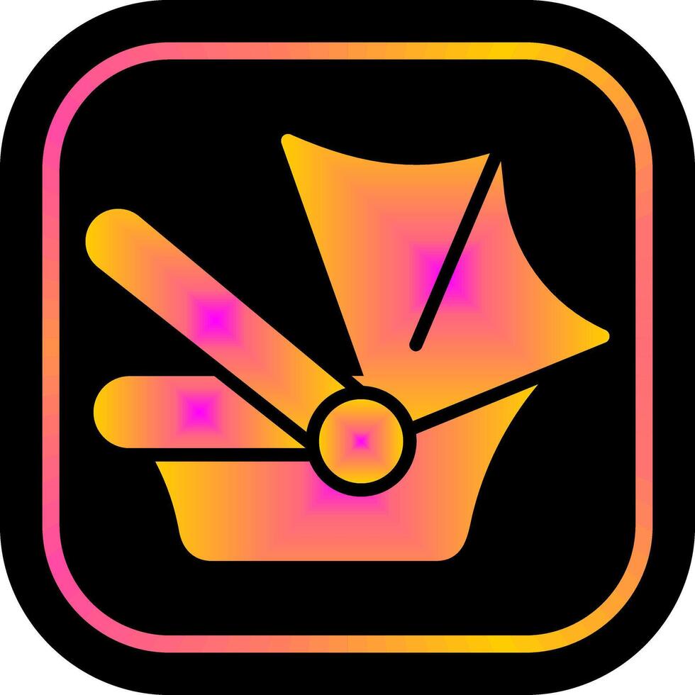 Car Seat Safety Icon Design vector