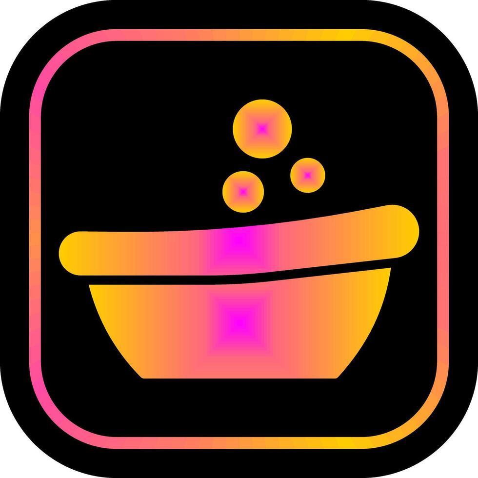 Bubble Bath Icon Design vector