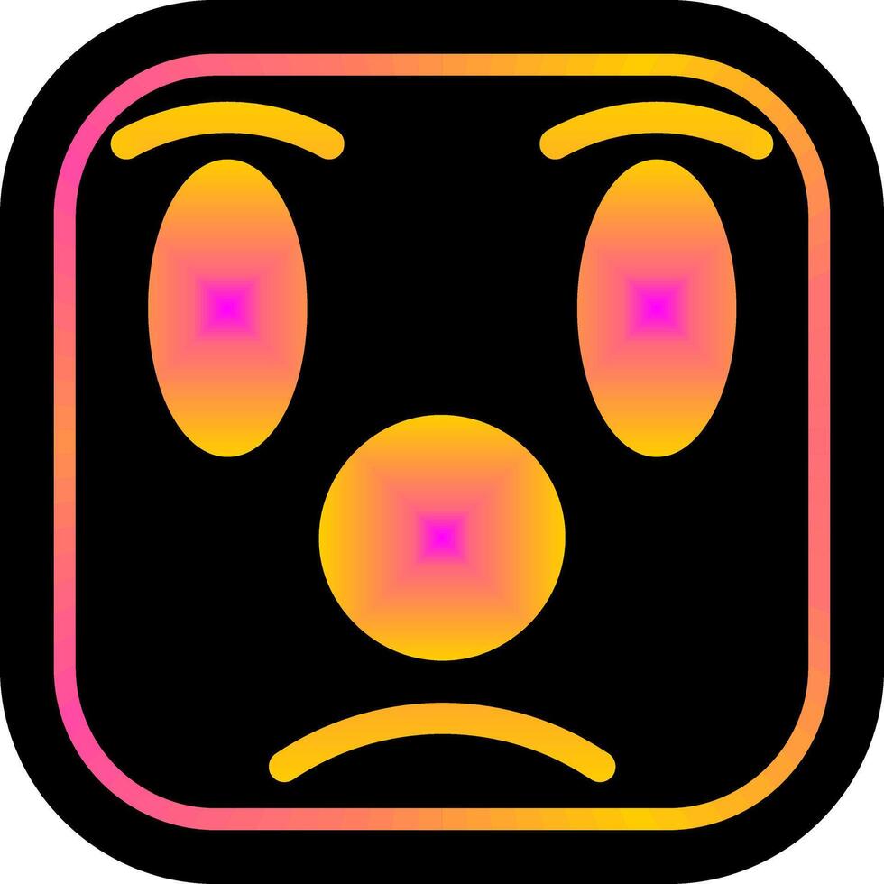 Clown Nose Icon Design vector
