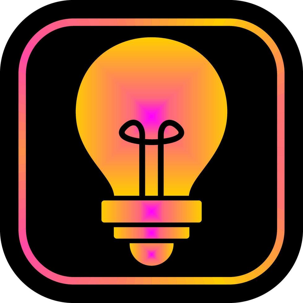 Light Bulb Icon Design vector