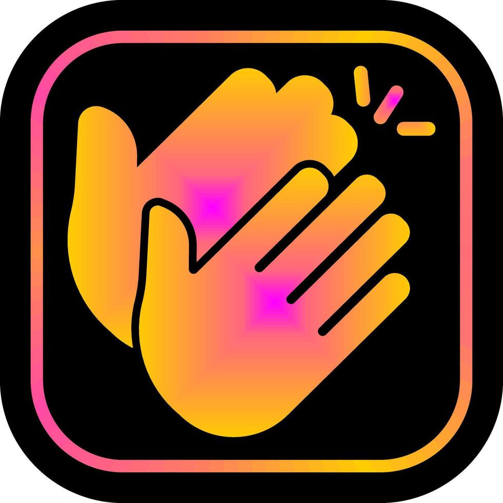 Clapping Hands Icon Design vector