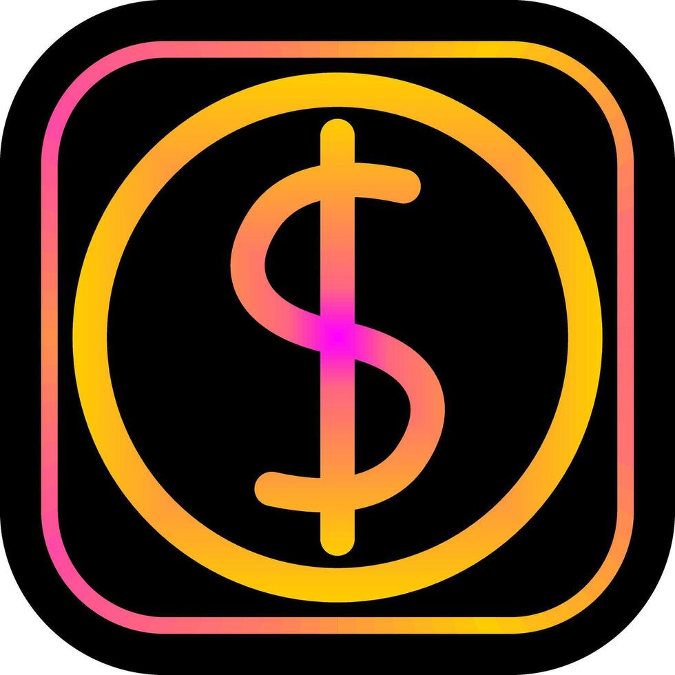 Dollar Icon Design vector