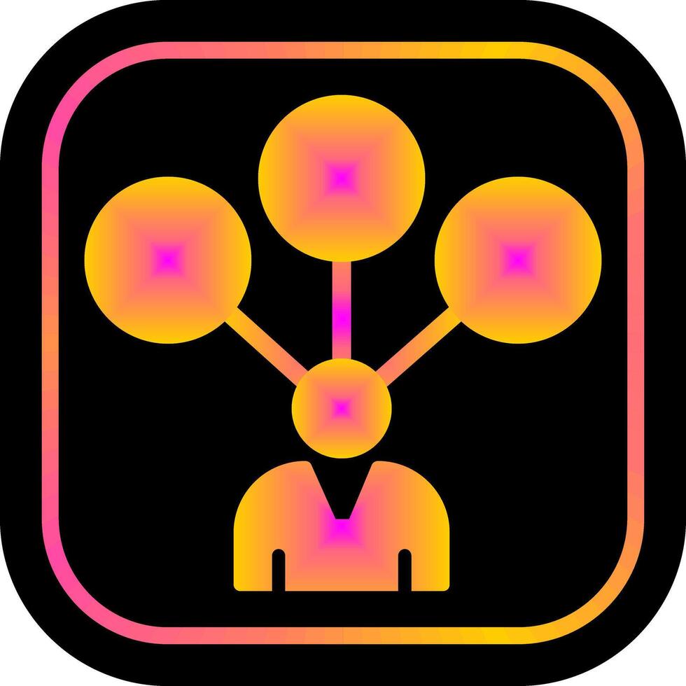 Social Media Influencer Icon Design vector