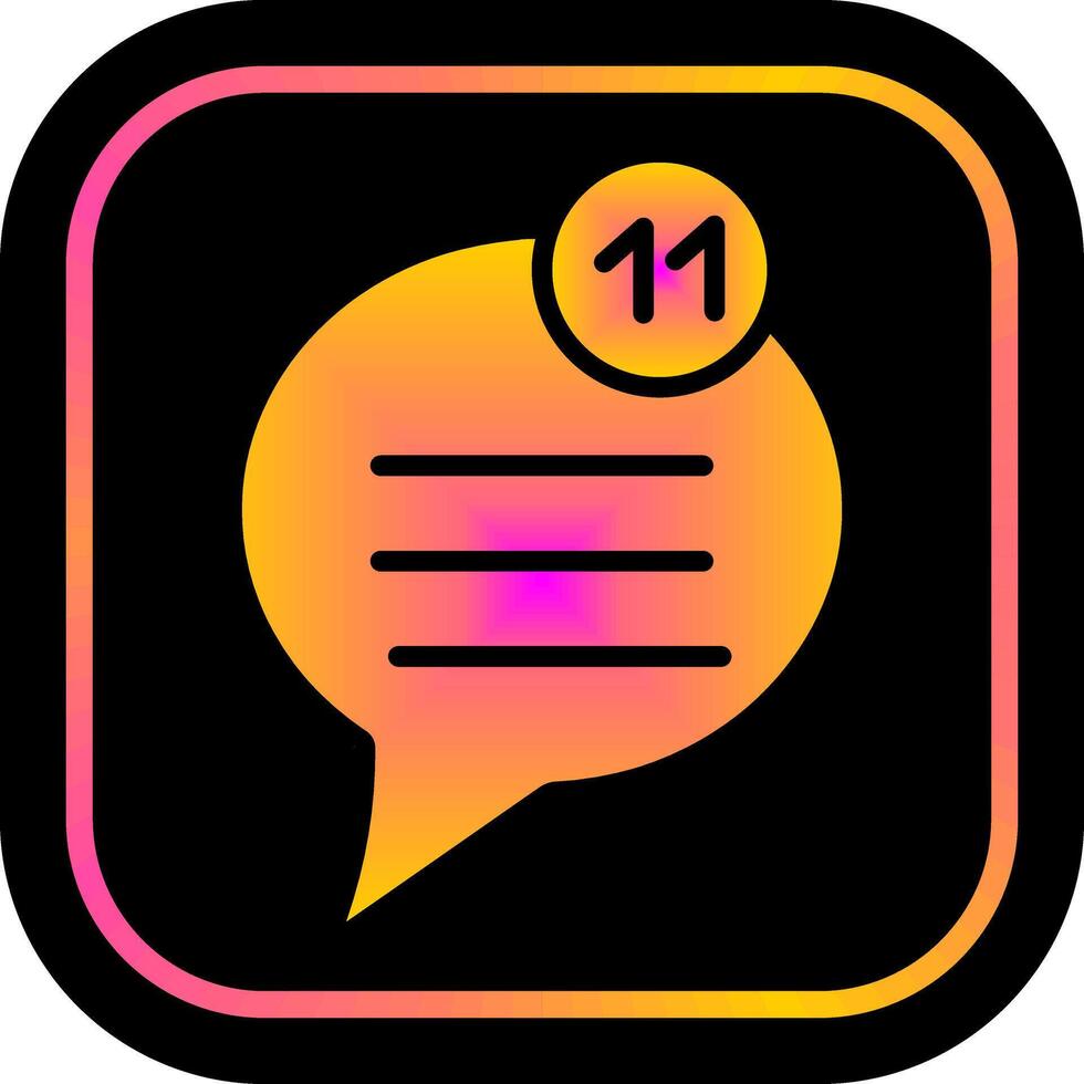 Unread Message Icon Design vector