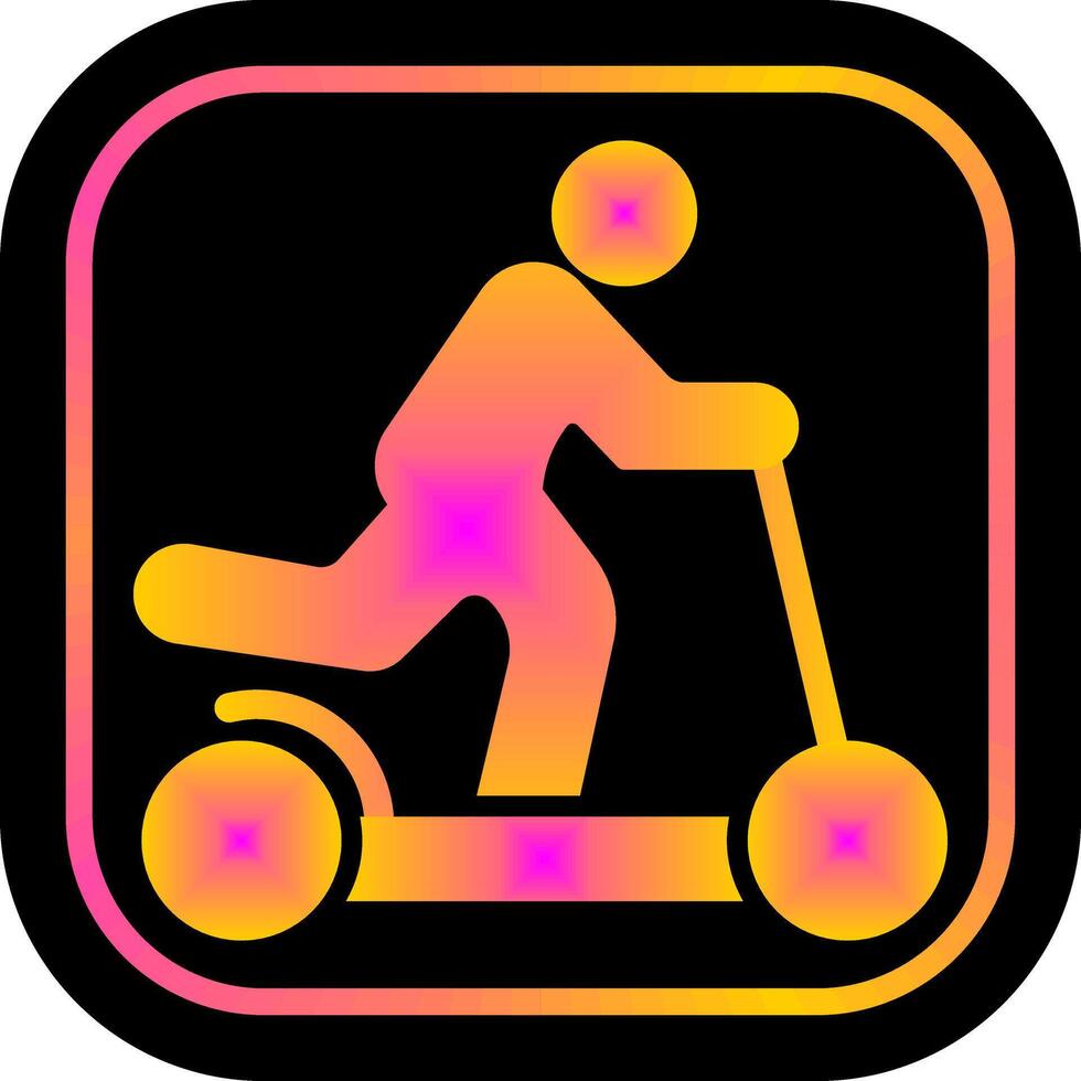 Kick Scooter Icon Design vector