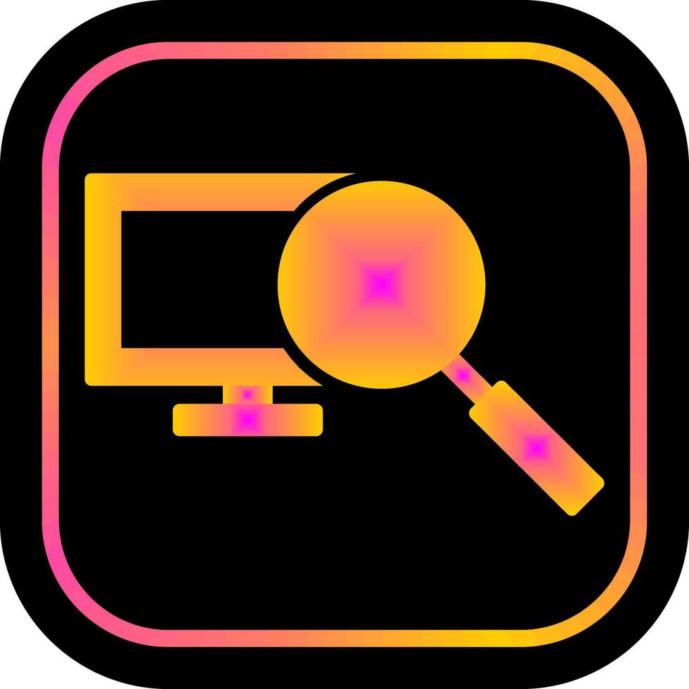 Data Research Icon Design vector