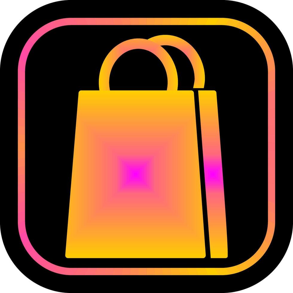 Shopping Bag Icon Design vector