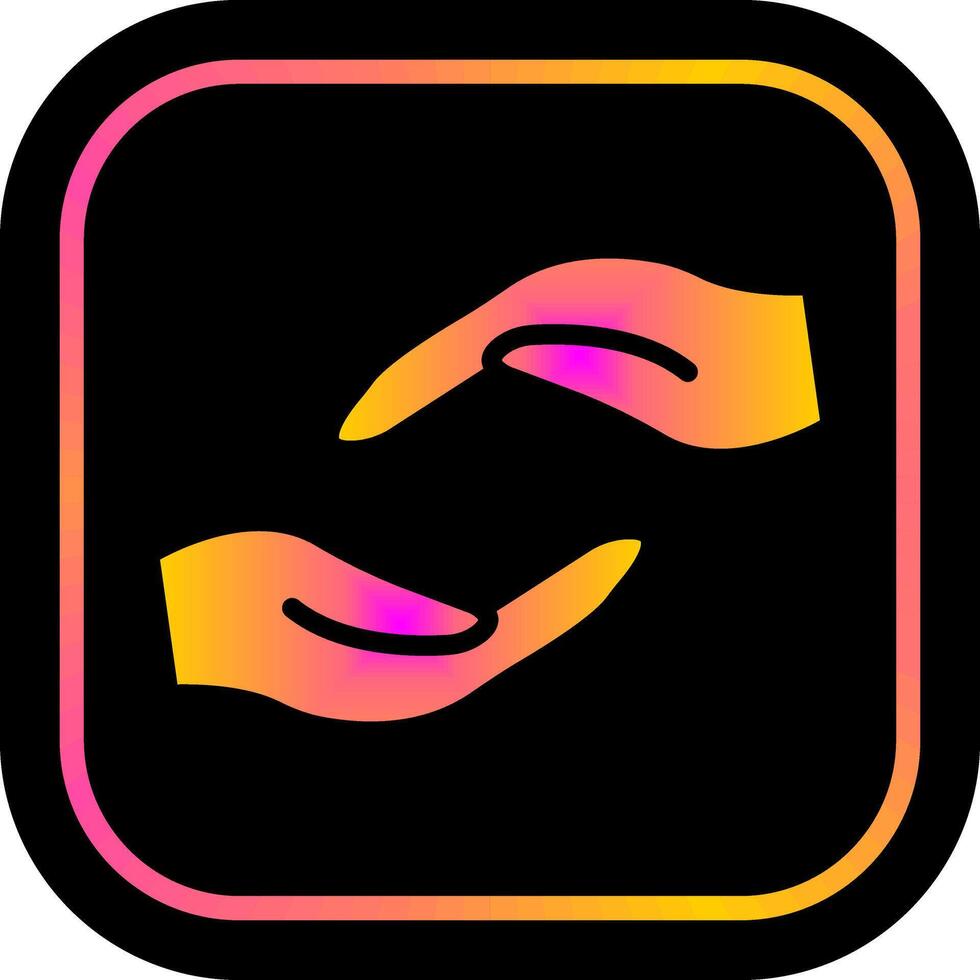 Supportive Hand Icon Design vector