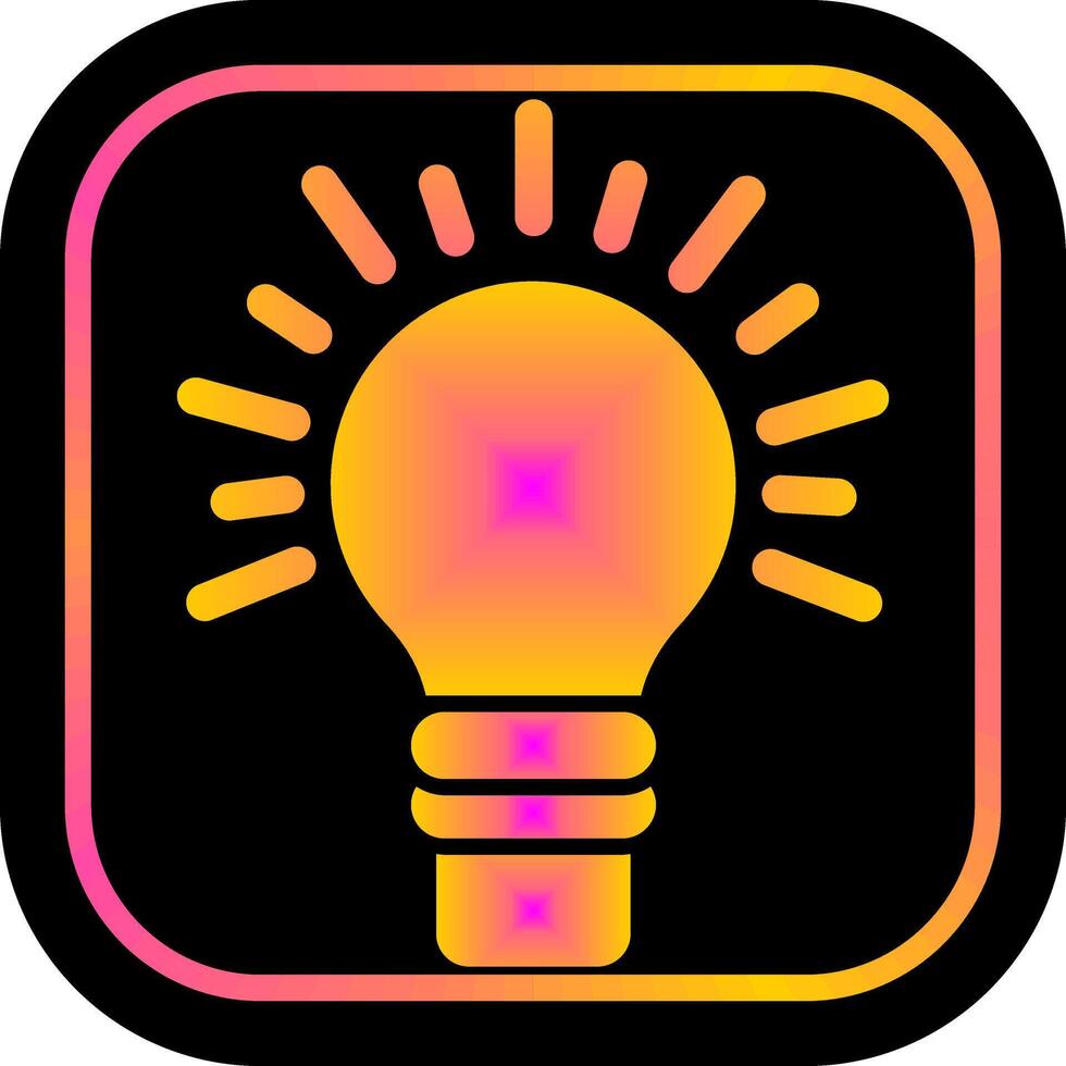 Light Bulb Icon Design vector