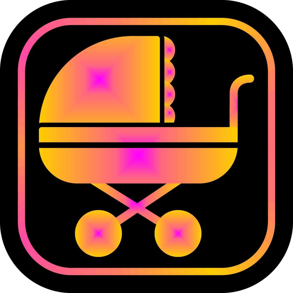 Stroller Time Icon Design vector