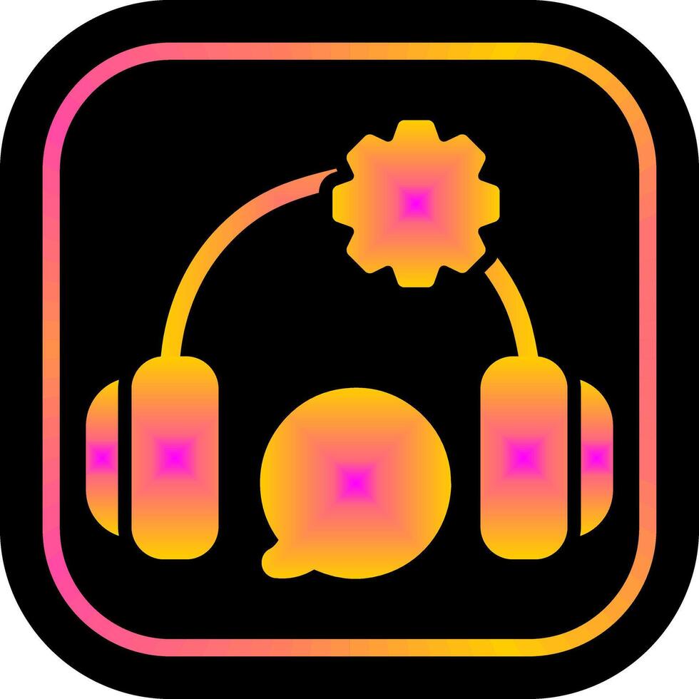 Technical Support Icon Design vector