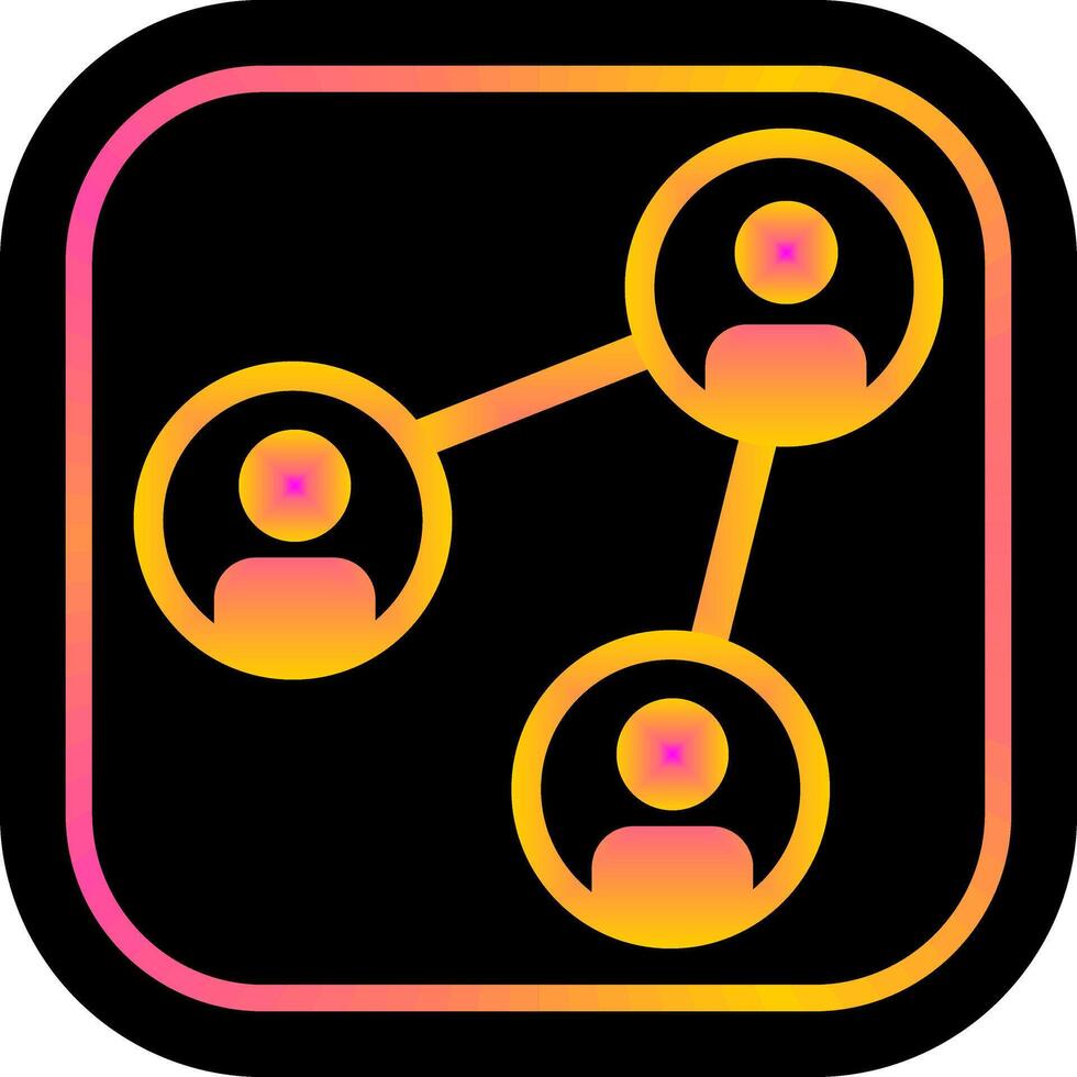 Social Network Icon Design vector