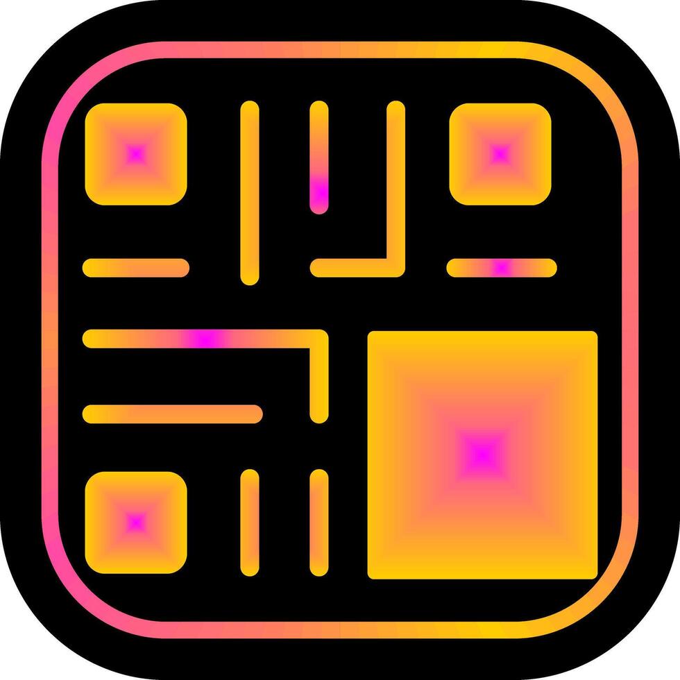 QR Code Checkout Icon Design vector