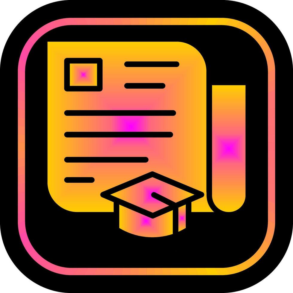 Journalism Education Icon Design vector