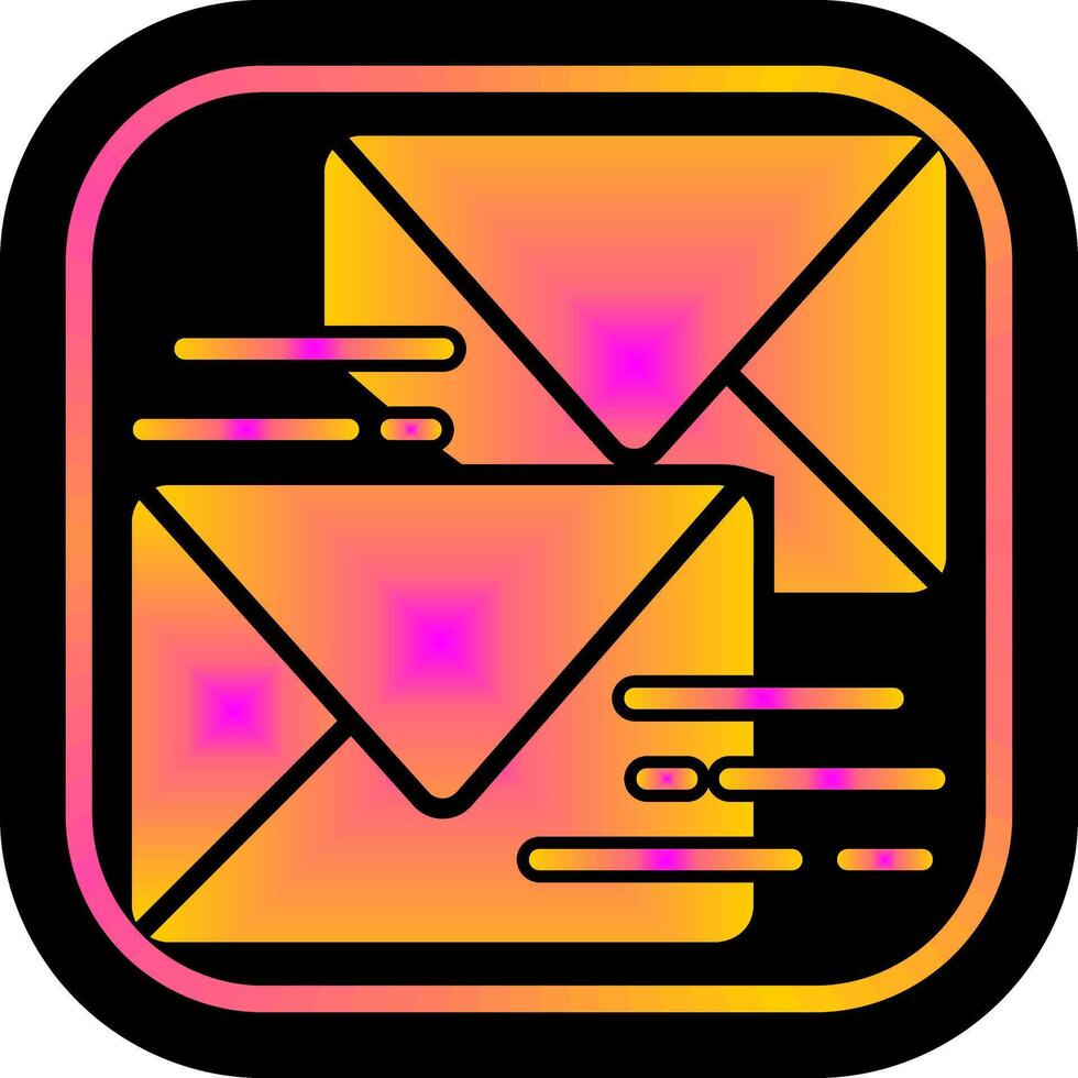 Sent Mail Icon Design vector