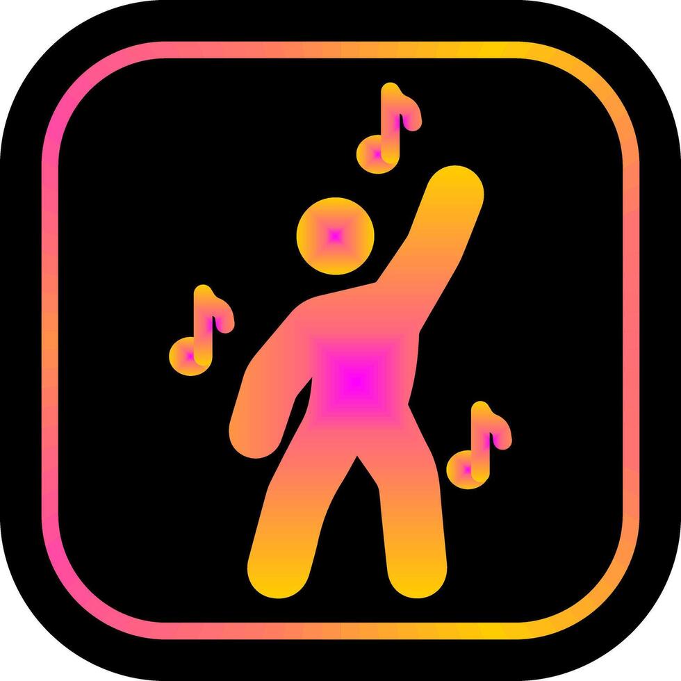 Music and Dance Icon Design vector