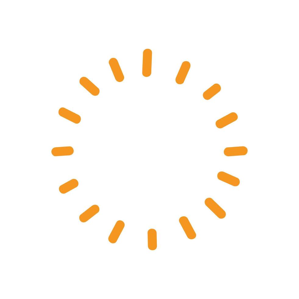 Bright and cheerful circular design with radiating lines creating a sun-like effect vector