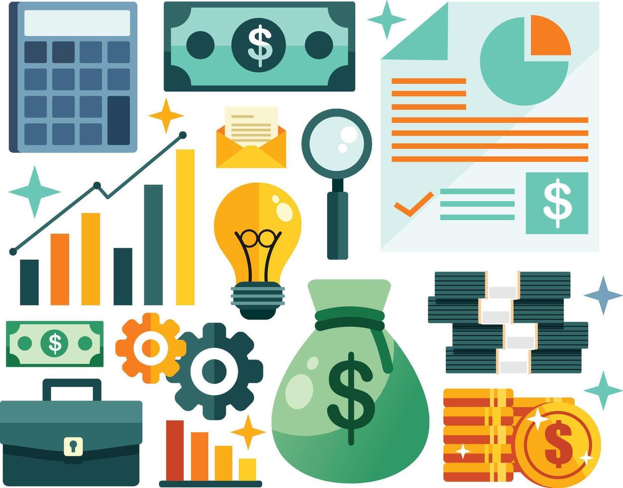 Business Element Illustration vector