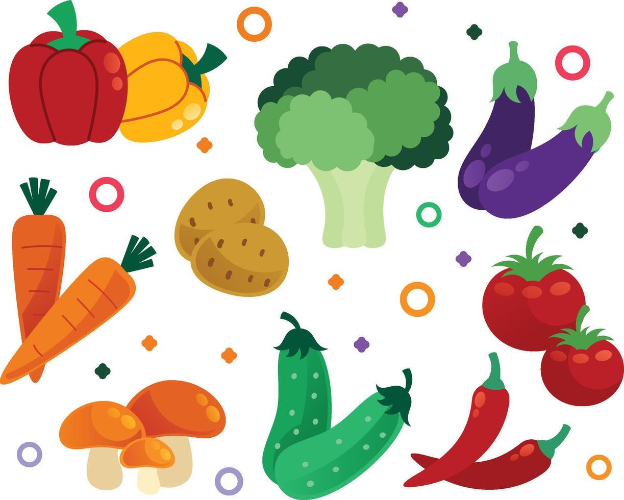 Health Vegetables Illustration vector
