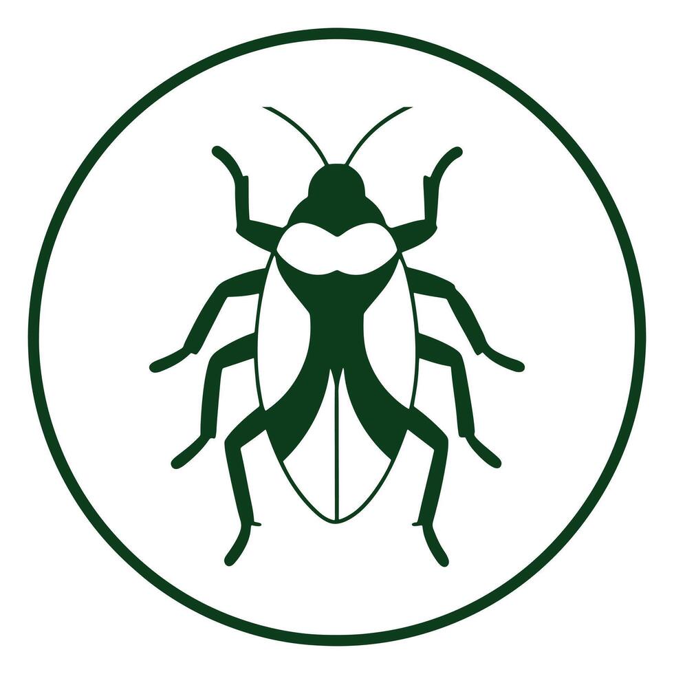 Decorative Cockroach Design for Artwork vector