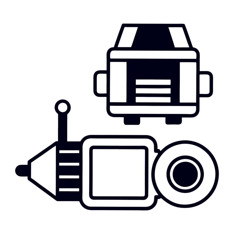 Artistic Electric Generator Image vector
