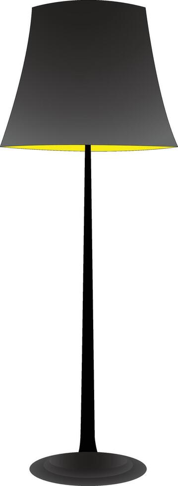 Table lamp design vector