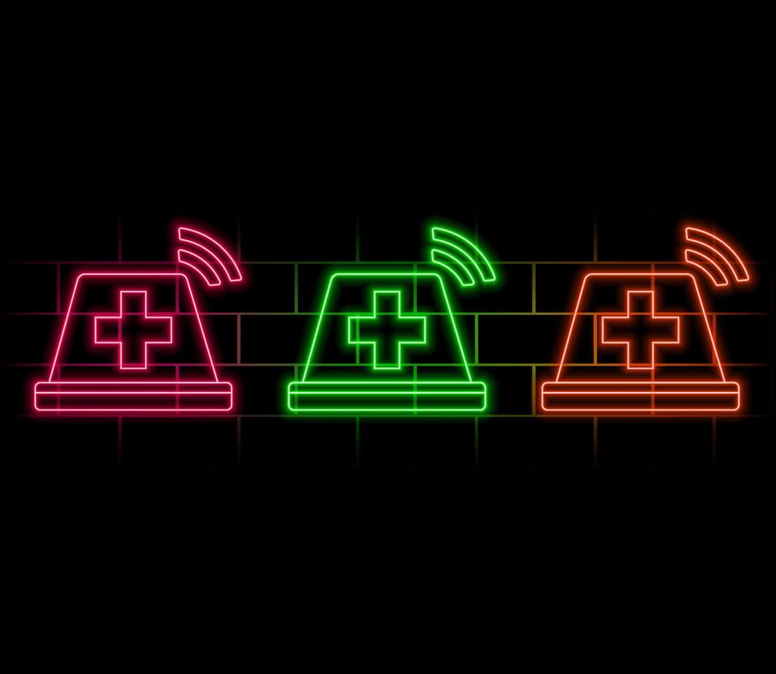 Pain effect icon on a black background for overlay. Red circular pulsation as a symbol of an alarm is a design element. illustration vector