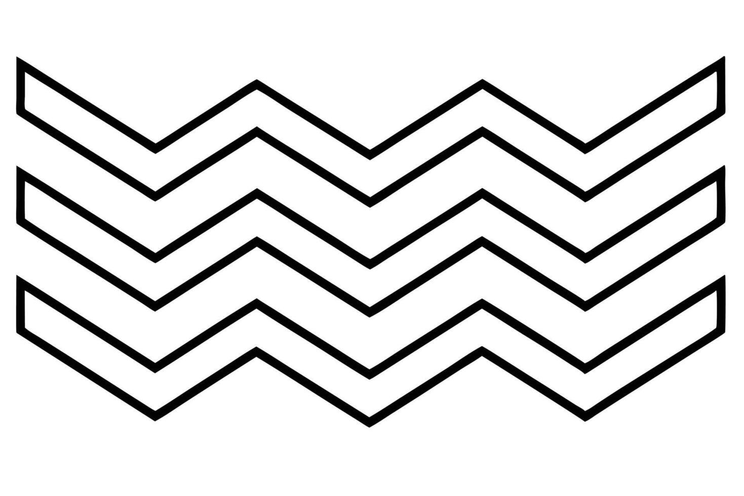 A black and white chevron pattern vector