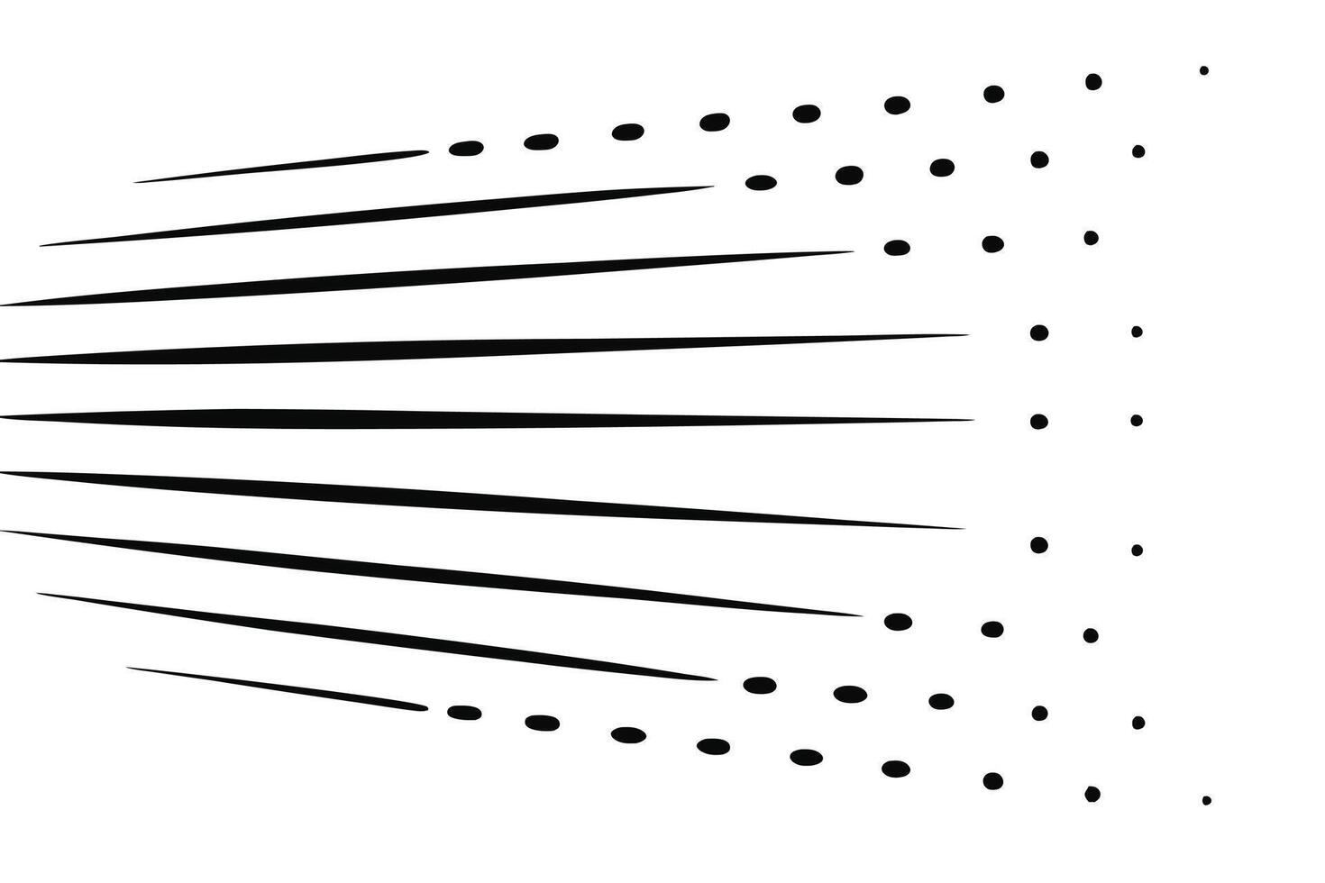 Halftone Dotted Line Art Illustration with Contemporary Graphic Details vector