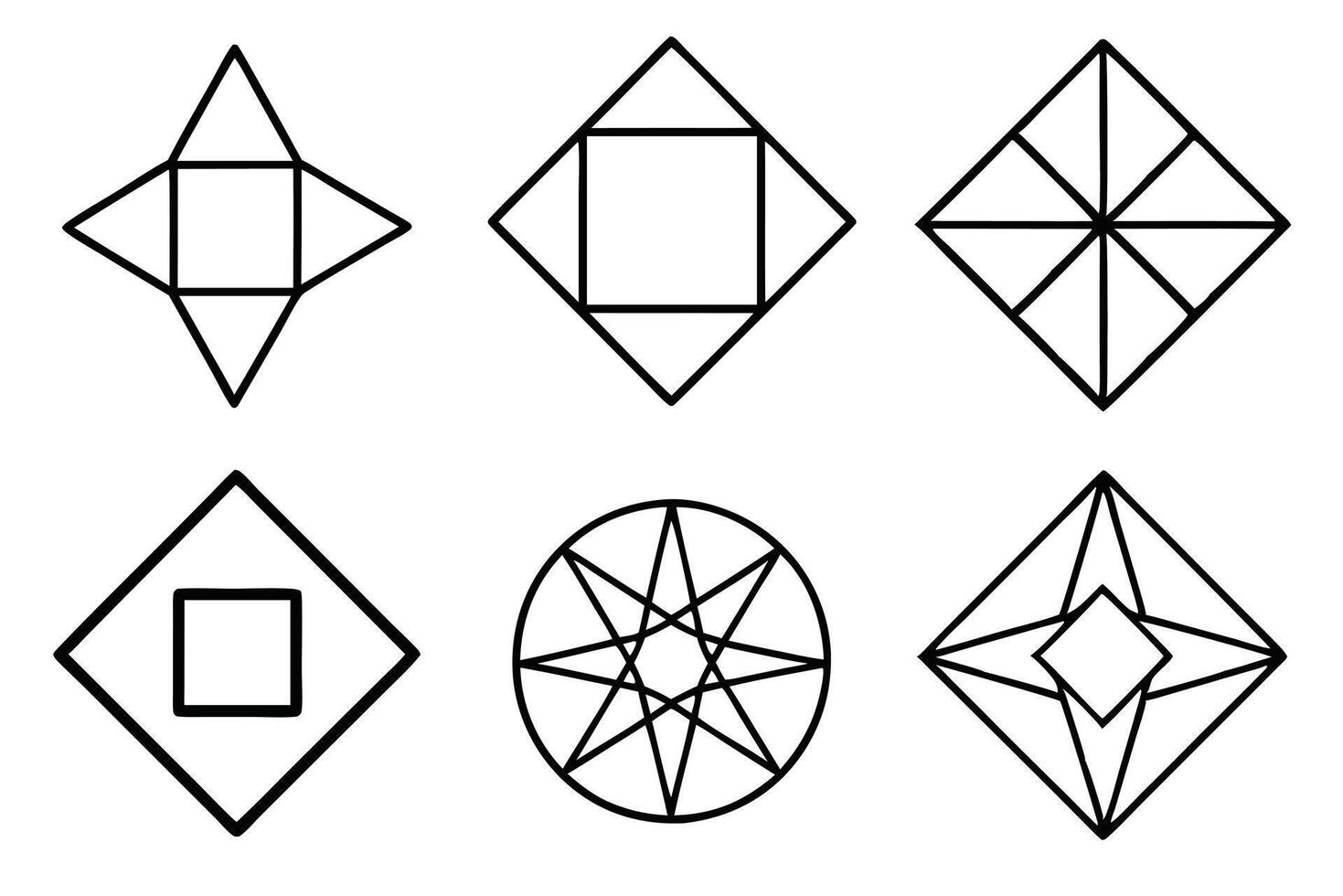 Geometric Line Art Illustration Highlighting Modern and Elegant Patterns vector