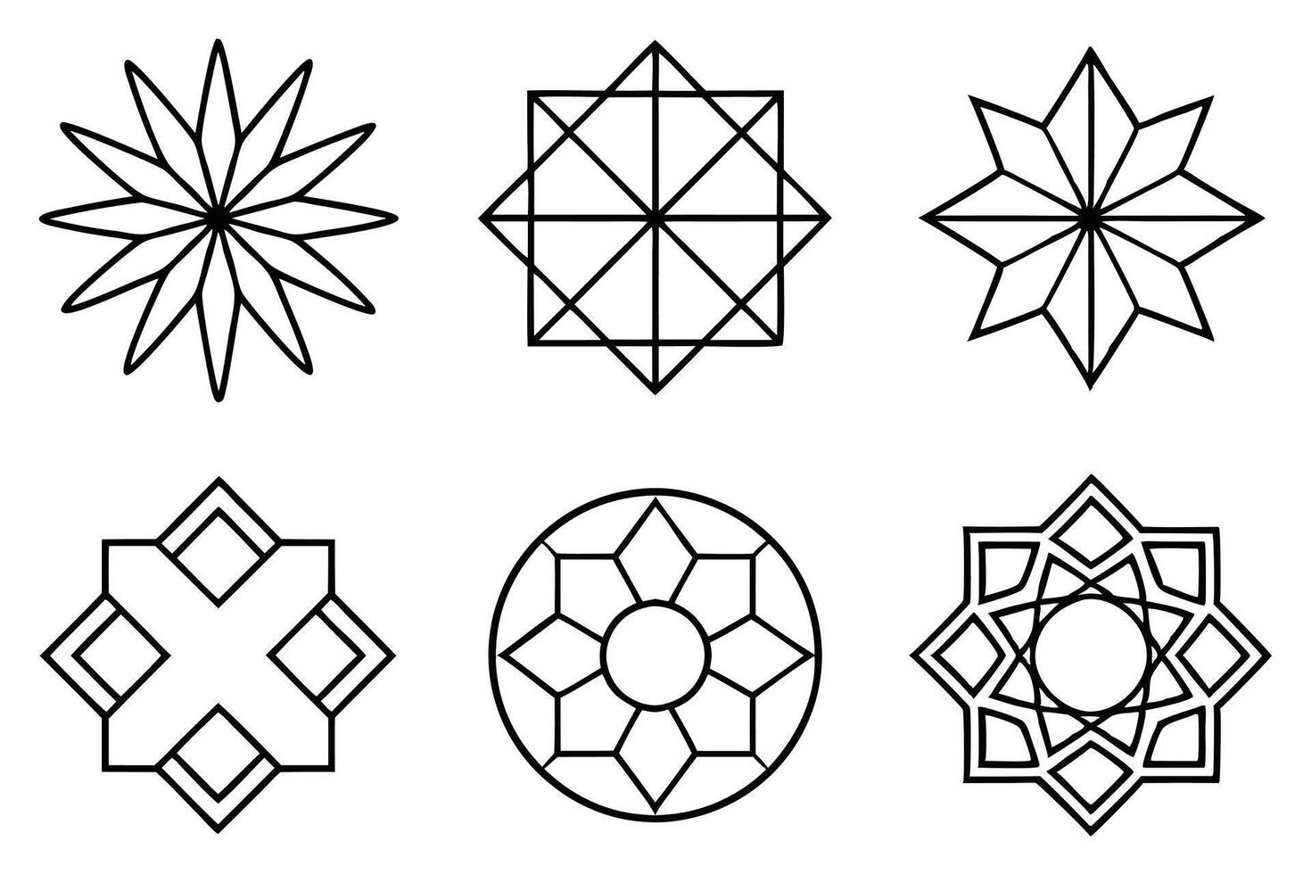 Geometric Line Art Illustration for Sophisticated Artistic Wall Decor vector