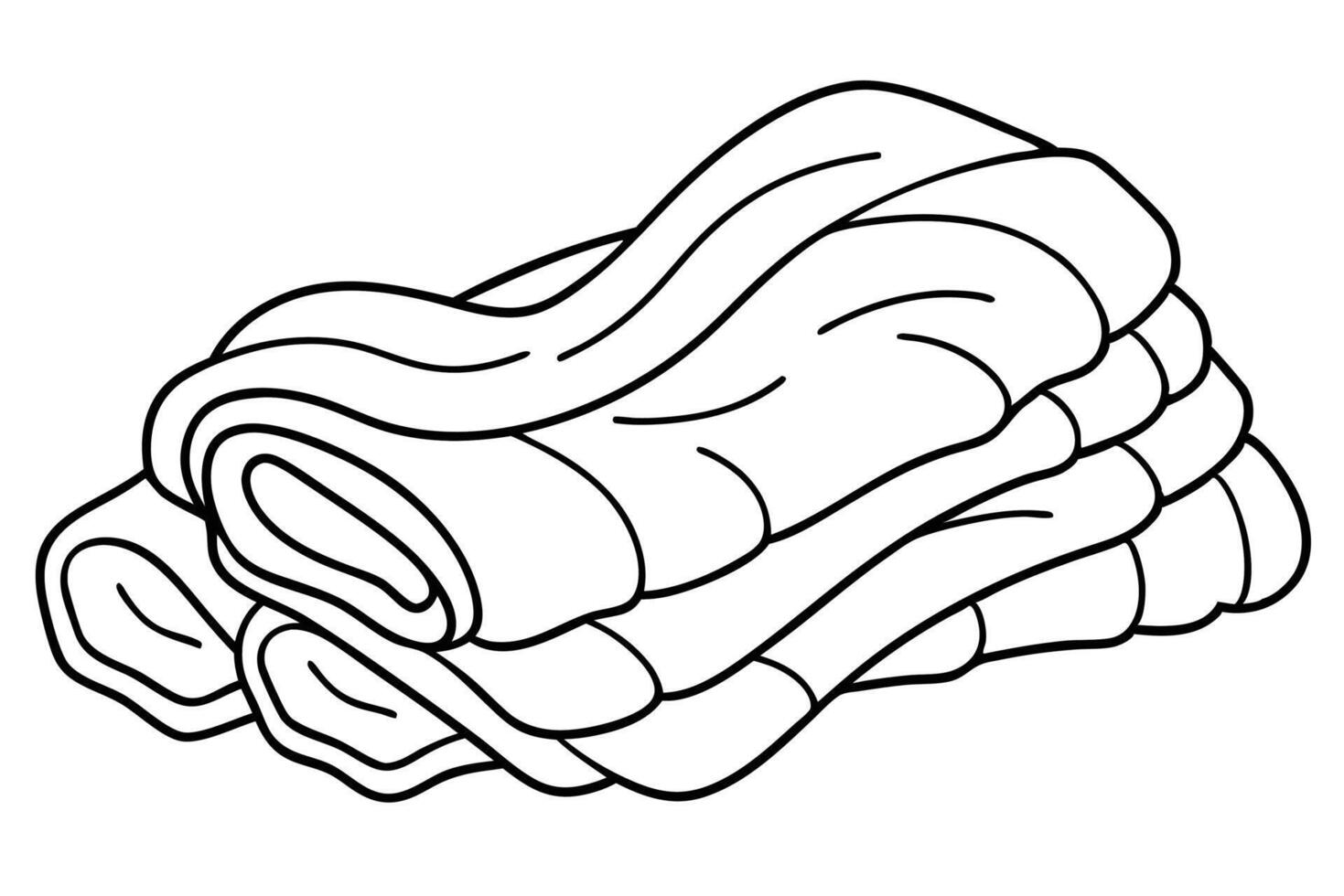 Blanket line art designs bringing elegance to minimalistic interior spaces vector
