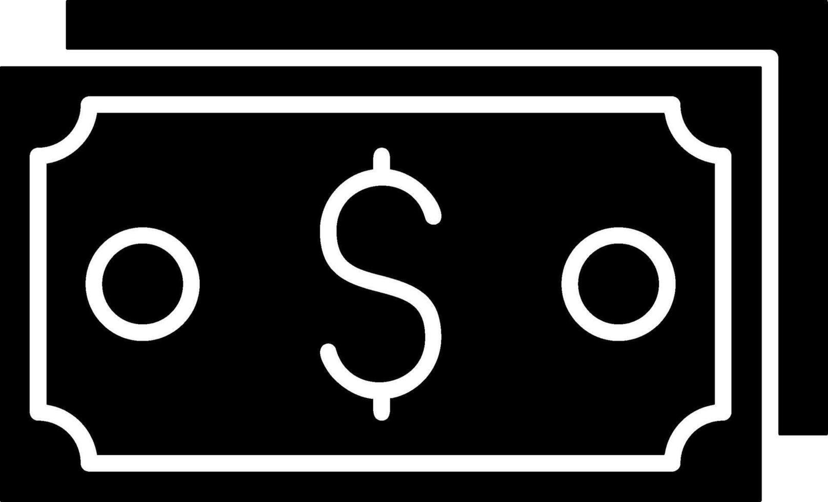 USD Dollar Note Flat Style Icon Design vector