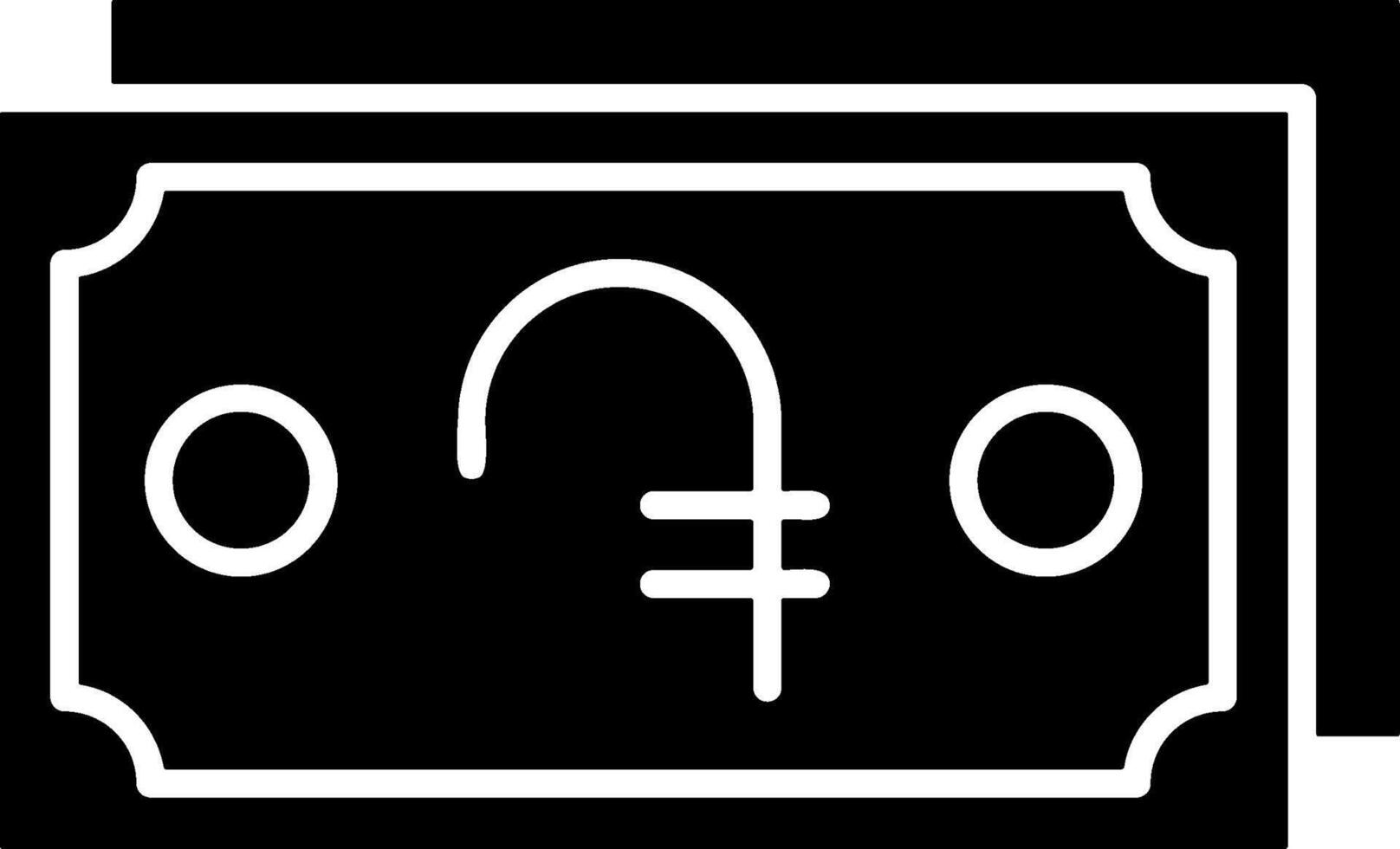 Armenian Dram Note Flat Style Icon Design vector