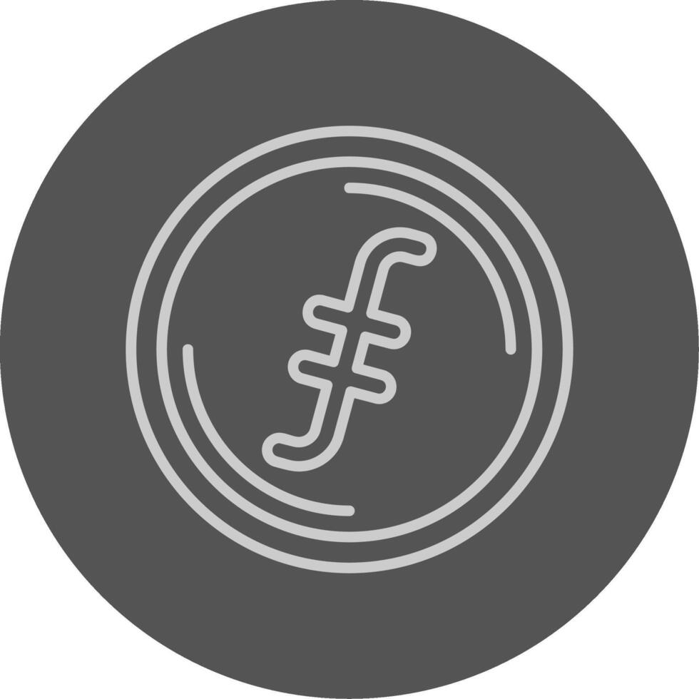 Filecoin Outline Style Icon vector