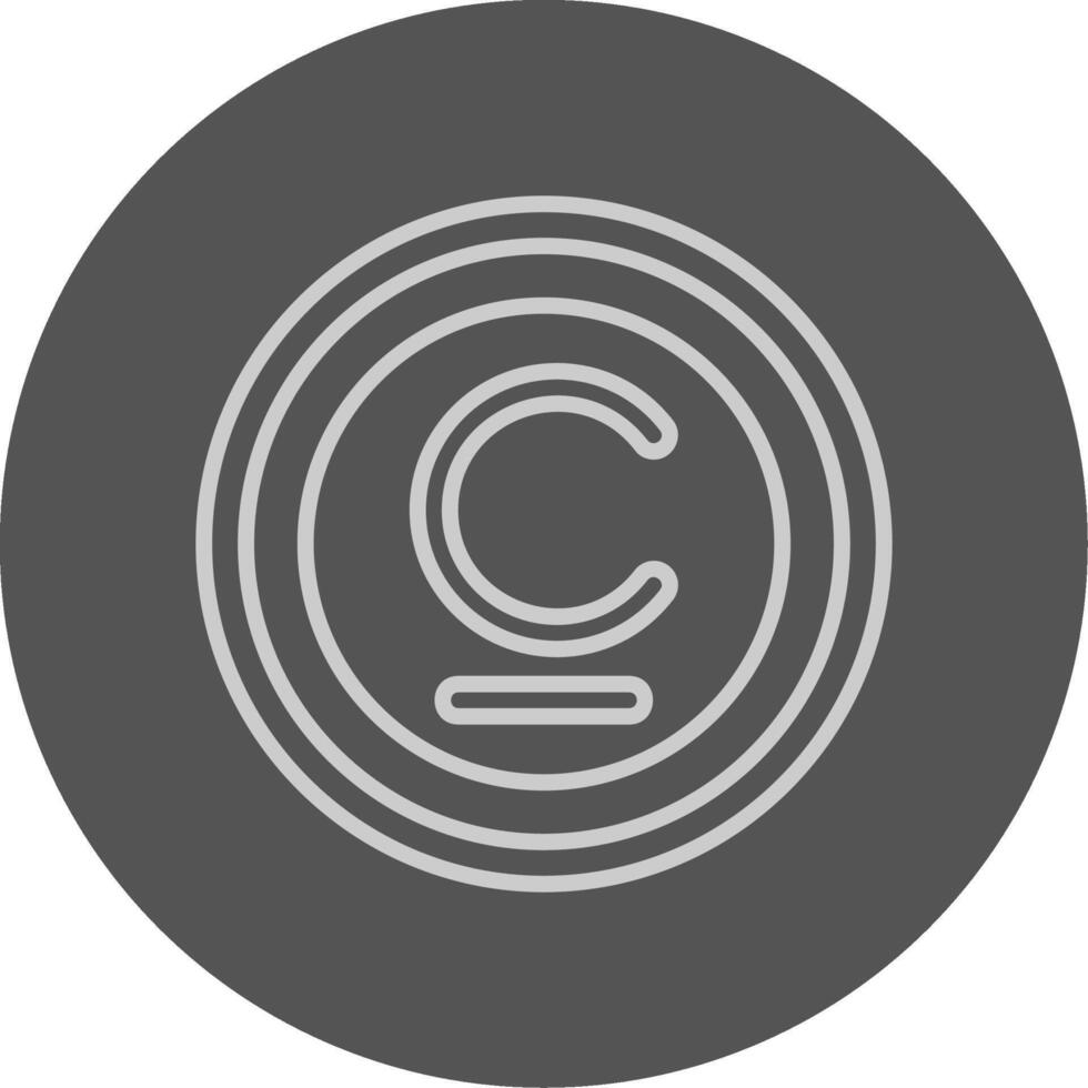 Kyrgyzstani Som Sign Outline Style Icon vector