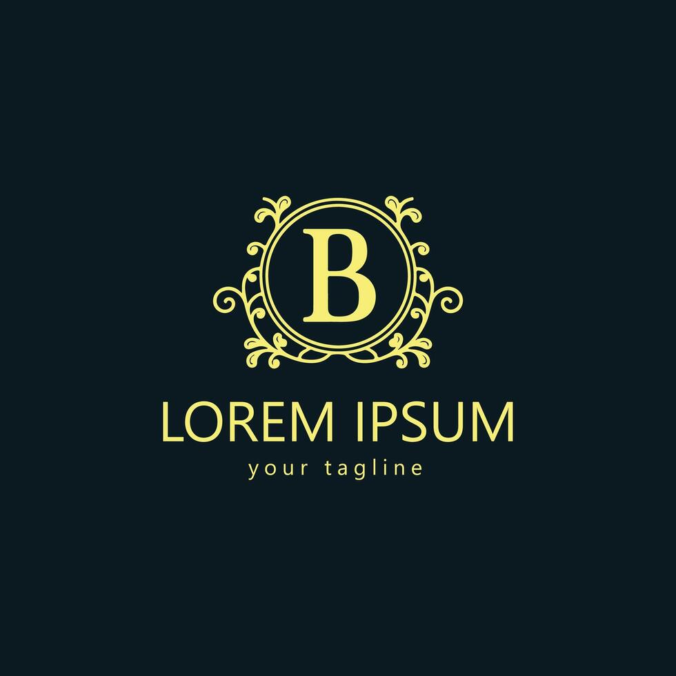 Bold Brilliance A Timeless Letter B Design for Premium Branding vector