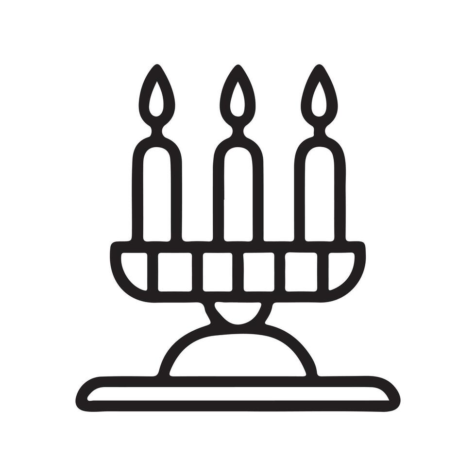 Kwanzaa icon art. vector