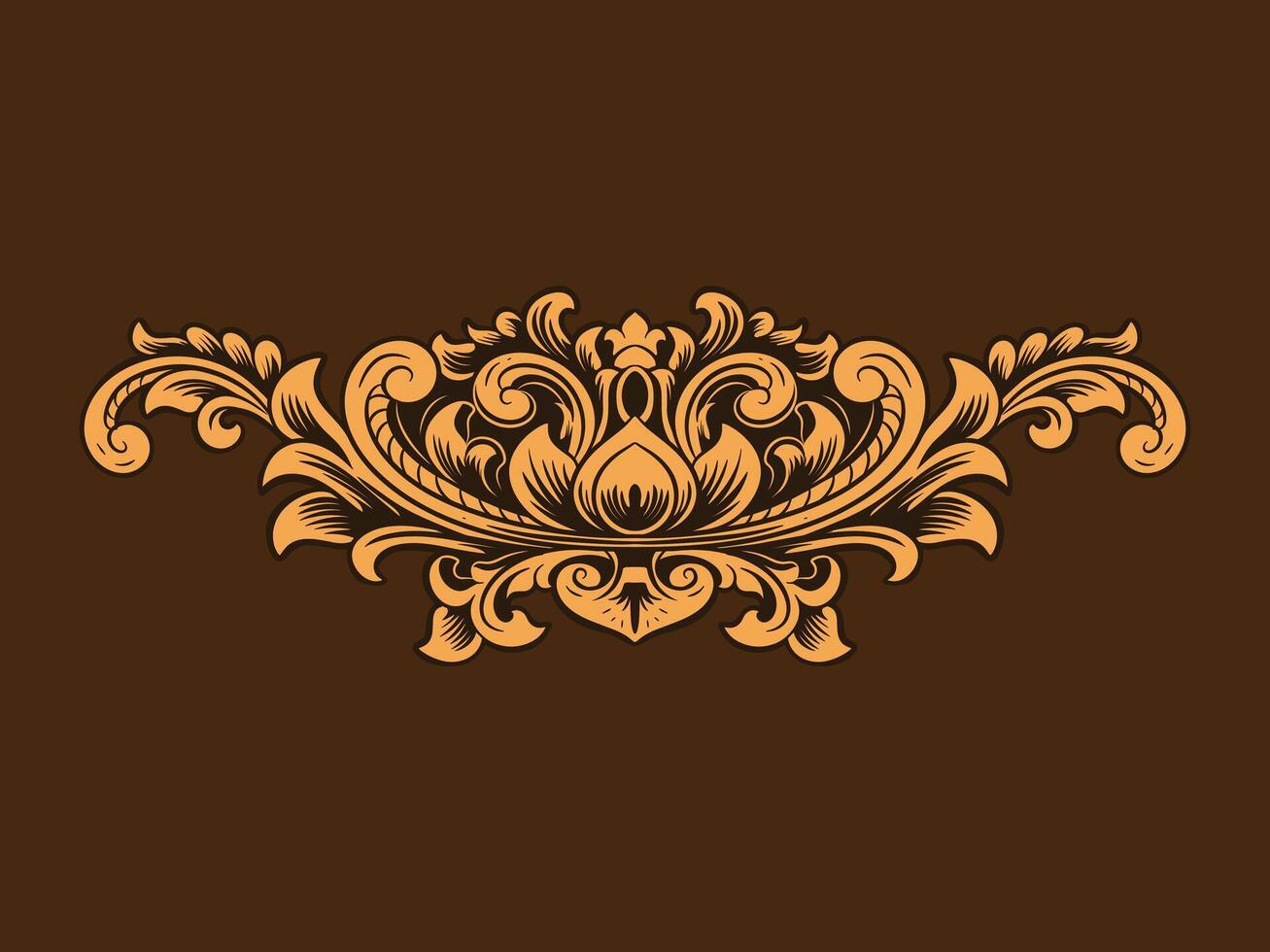 frame ornament vintage classic element decoration vector