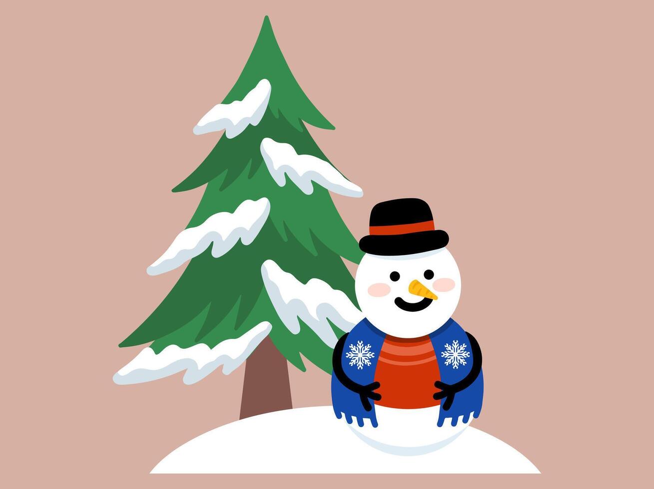 Merry Christmas Background Element Decoration vector