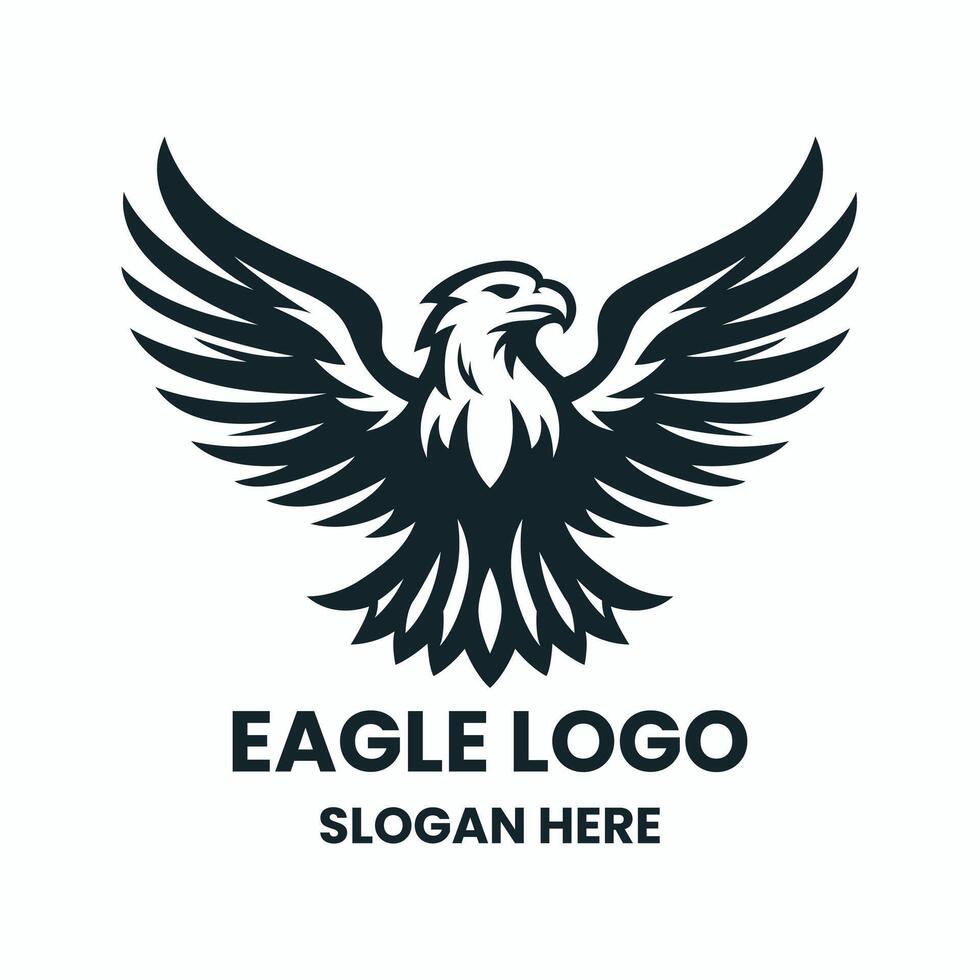 eagle logo design template, illustration vector