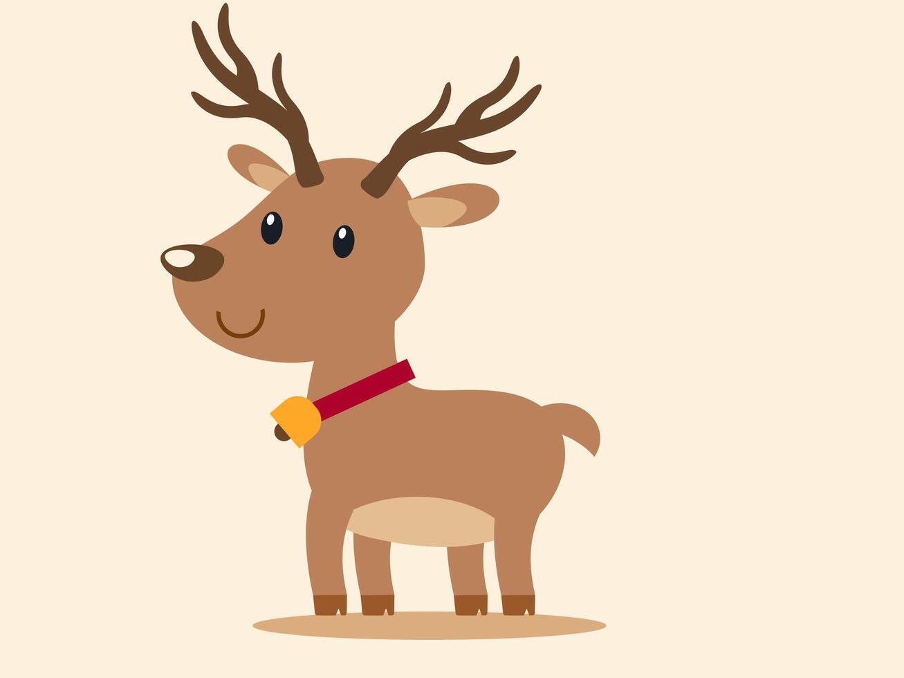 Festive Reindeer Illustrations vector