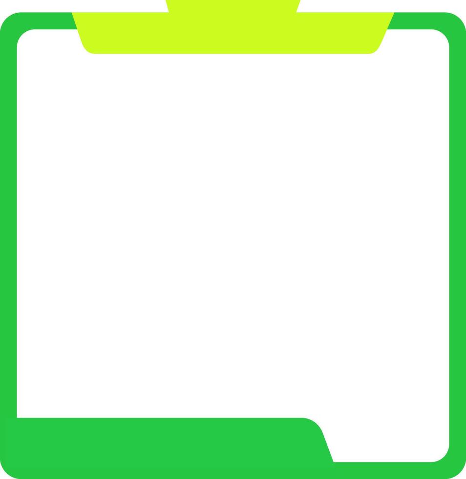 green product frame Border for social media posts vector