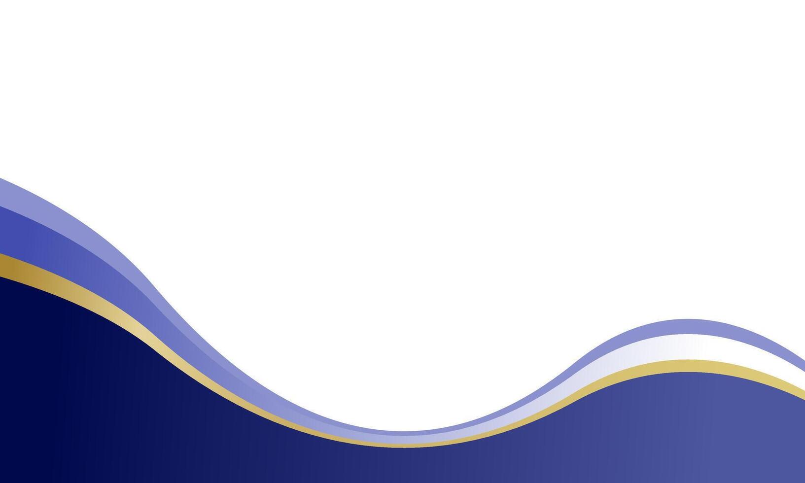 elegant blue wave background vector