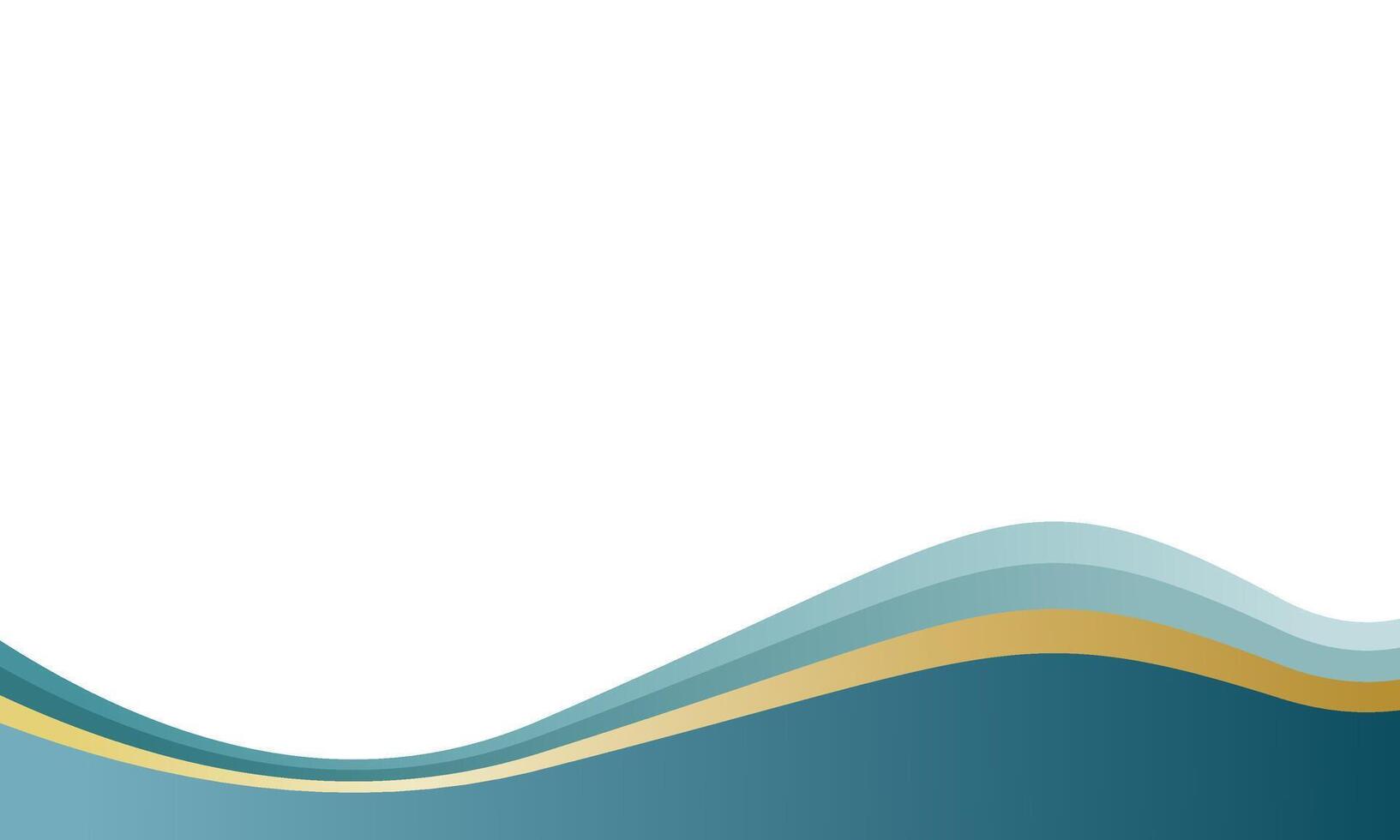 gradient blue wave background vector