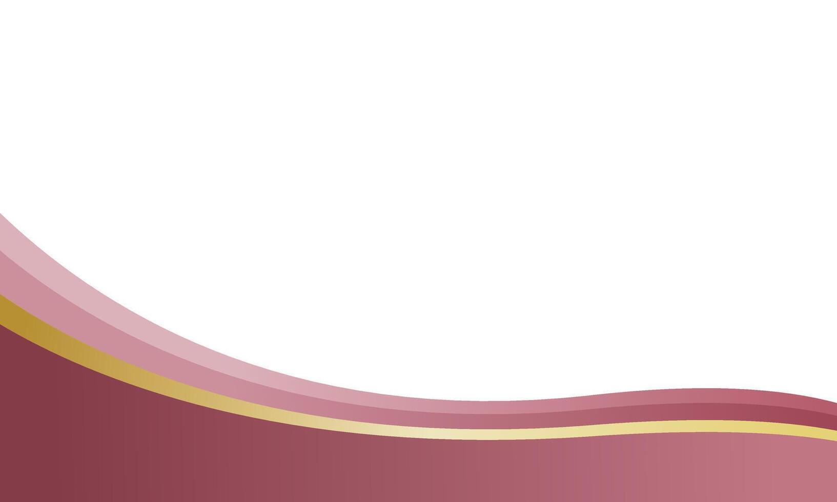 red wave corner background vector