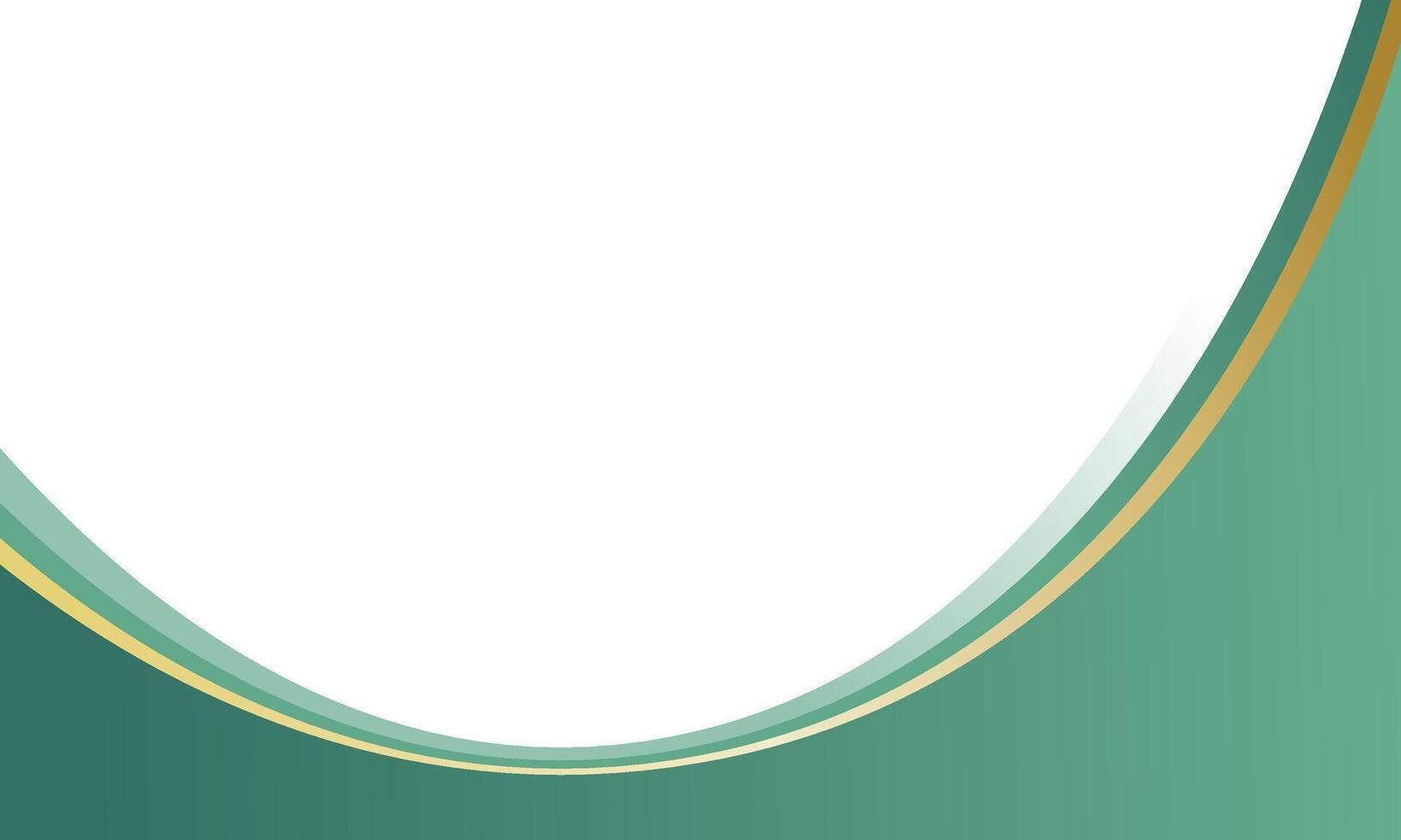 green wave background vector