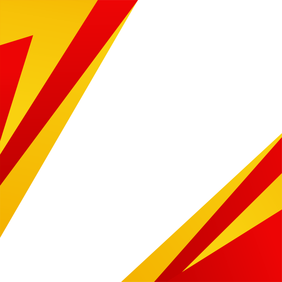 template red and yellow luxury png