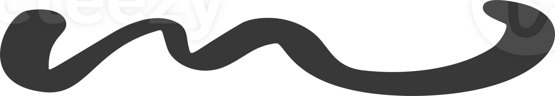 Swoosh line. Swirl stroke and underline. Swash hand drawn calligraphic element. Decorative curve squiggle. Black paint brushstroke png