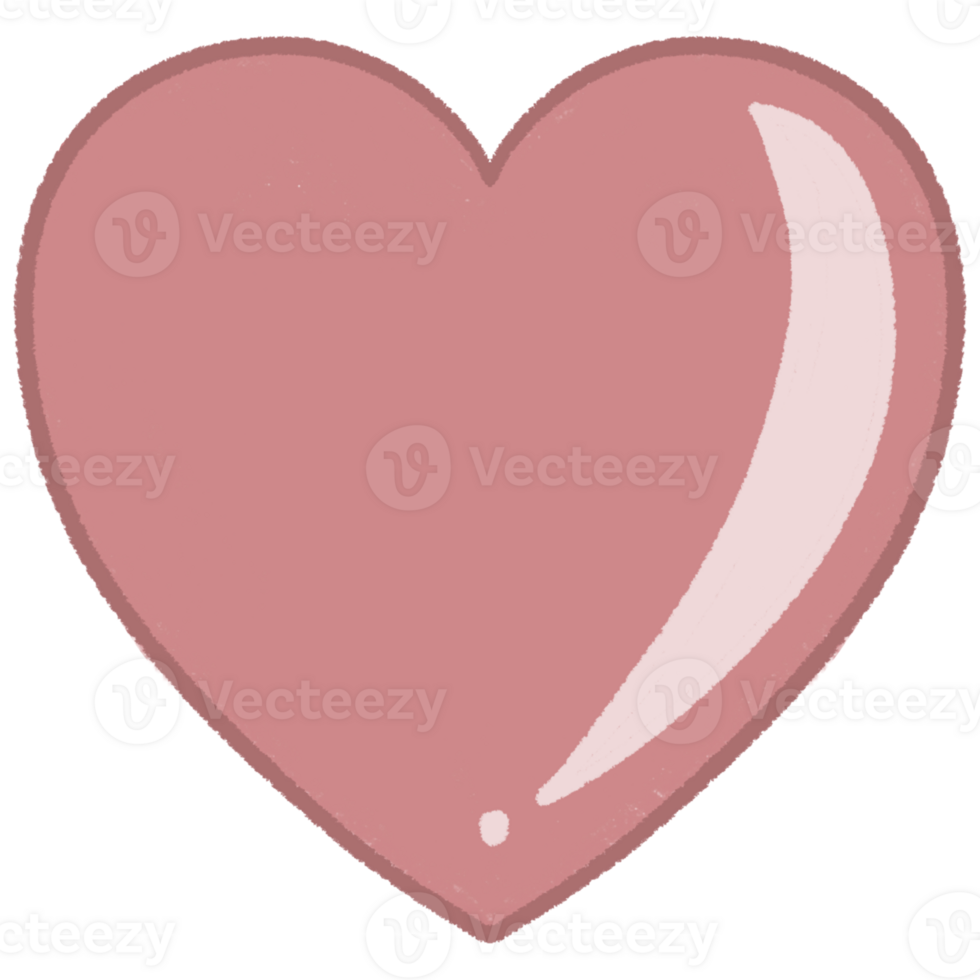 Indi pink heart clipart png
